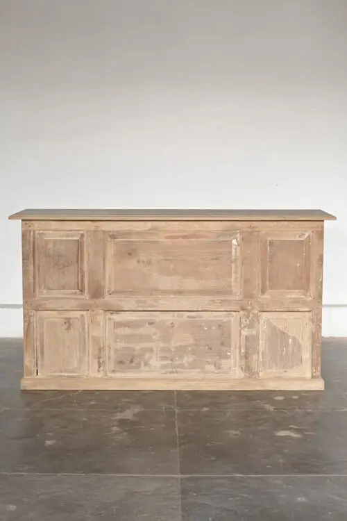 WOODEN COUNTER BLEACHED