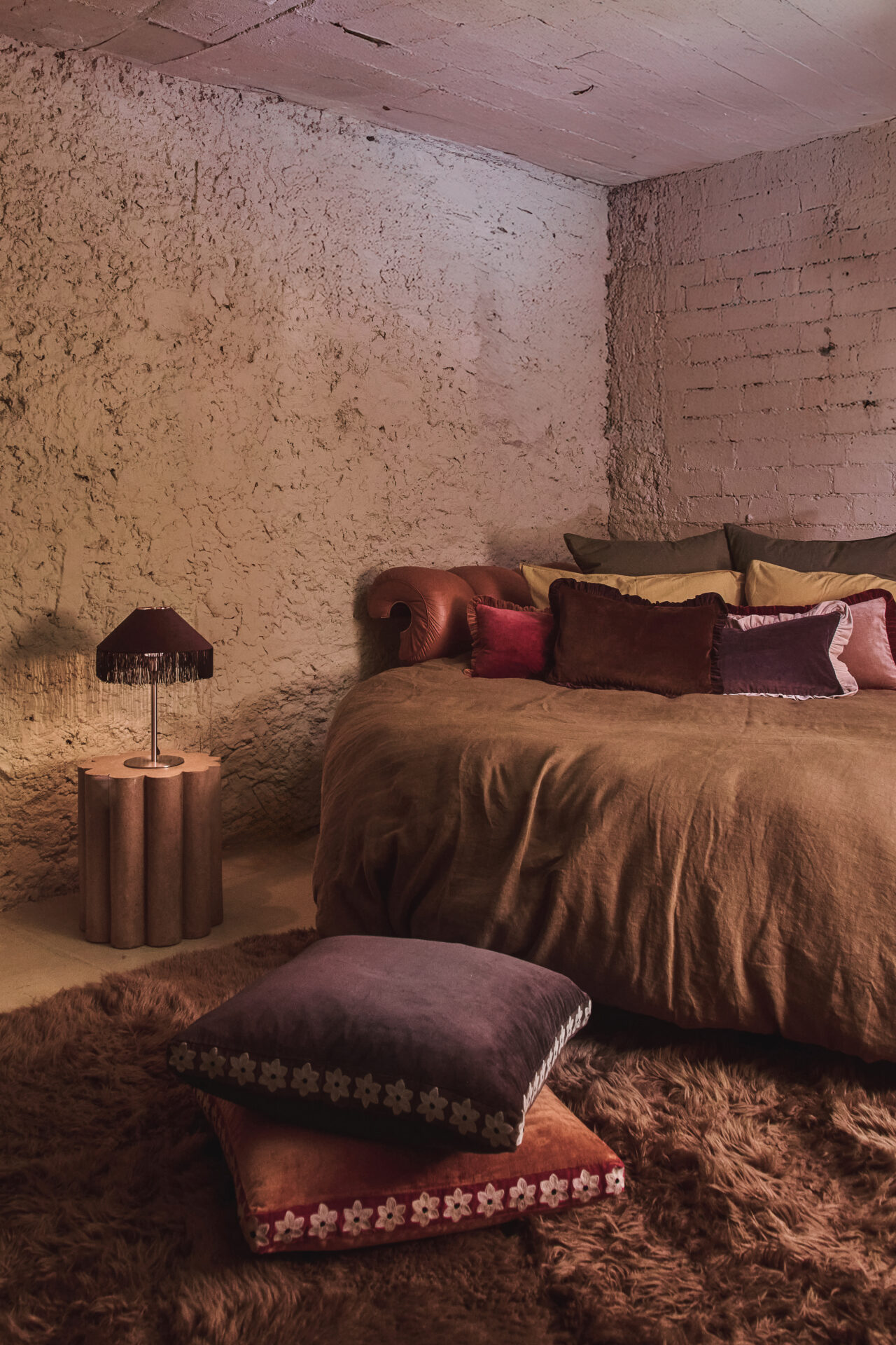 Gloria bordslampa mörkbrun - Bild 4