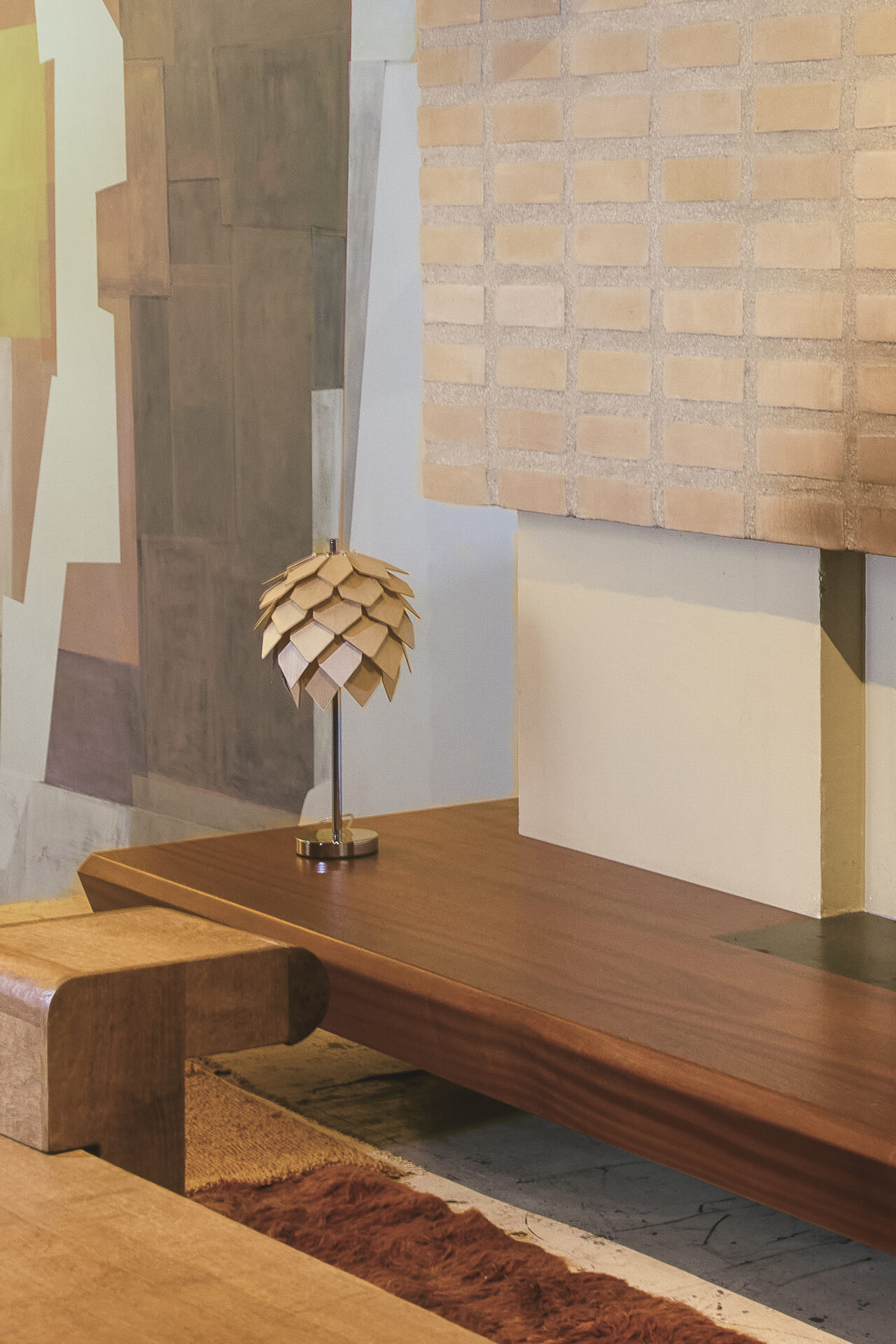 Cone natur bordslampa - Bild 2