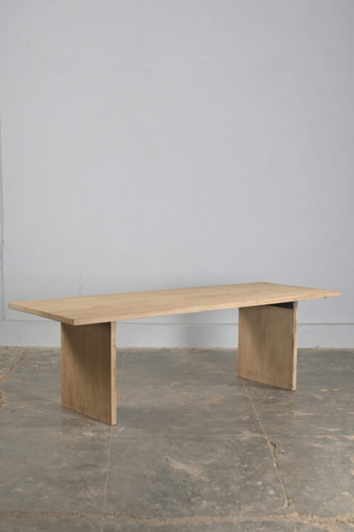 Wooden dining table
