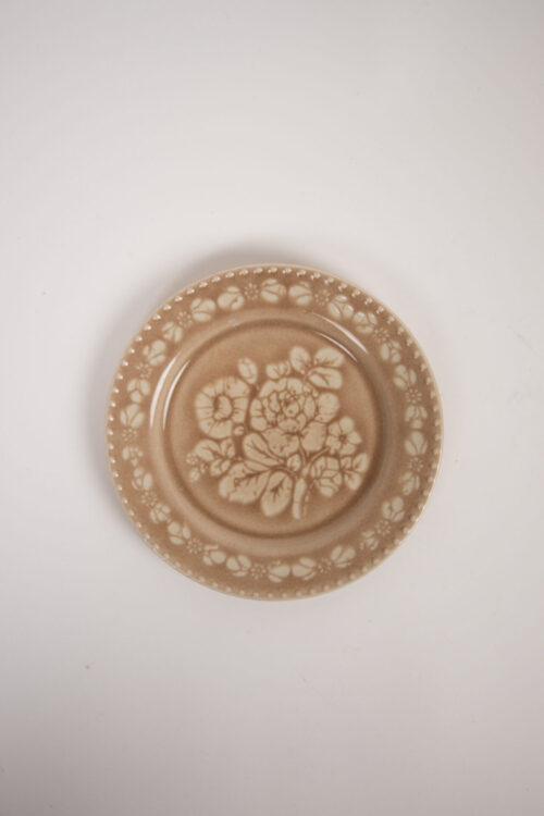 Rose tallrik beige
