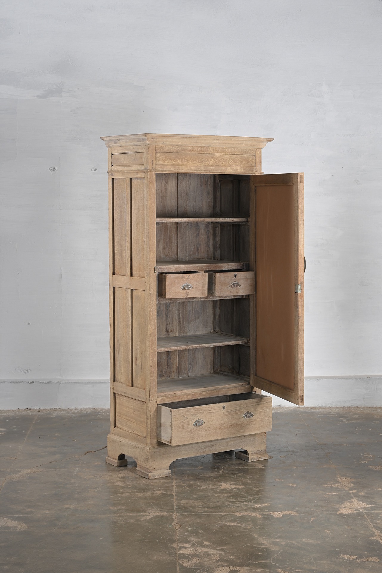 Wooden cabinet with mirror - Image 2