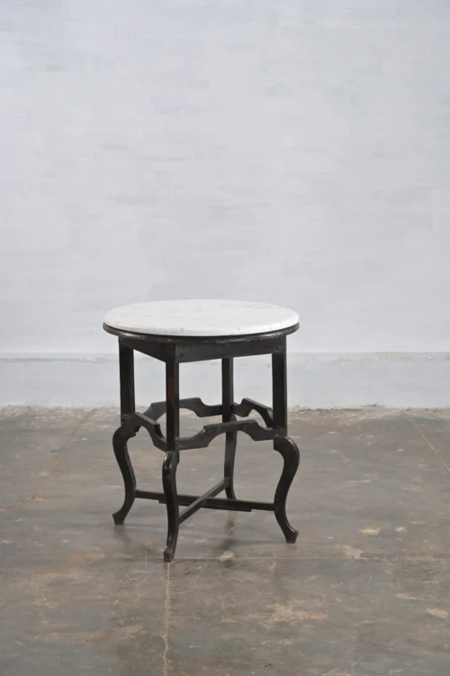 Side table with marble top