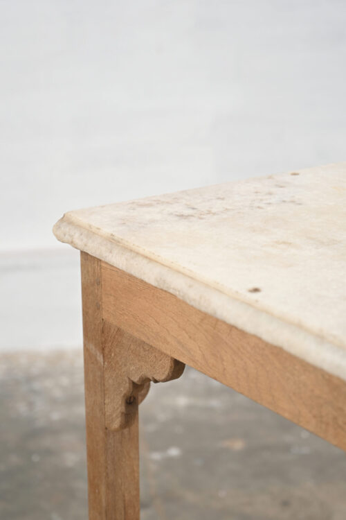 Alternative view of Side table with marble top