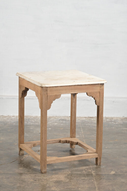 Side table with marble top