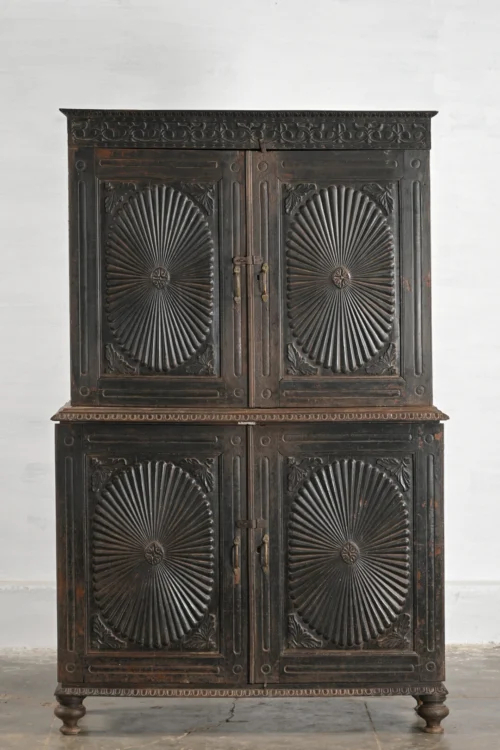 Two part cabinet