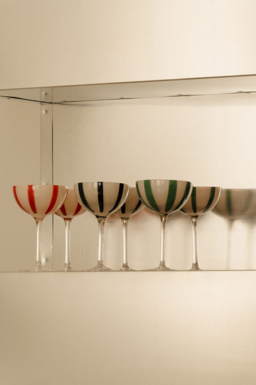 Ziggy cocktailglas röd