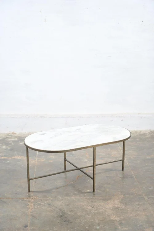 COFFEE TABLE WITH MARBLE TOP - Image 3