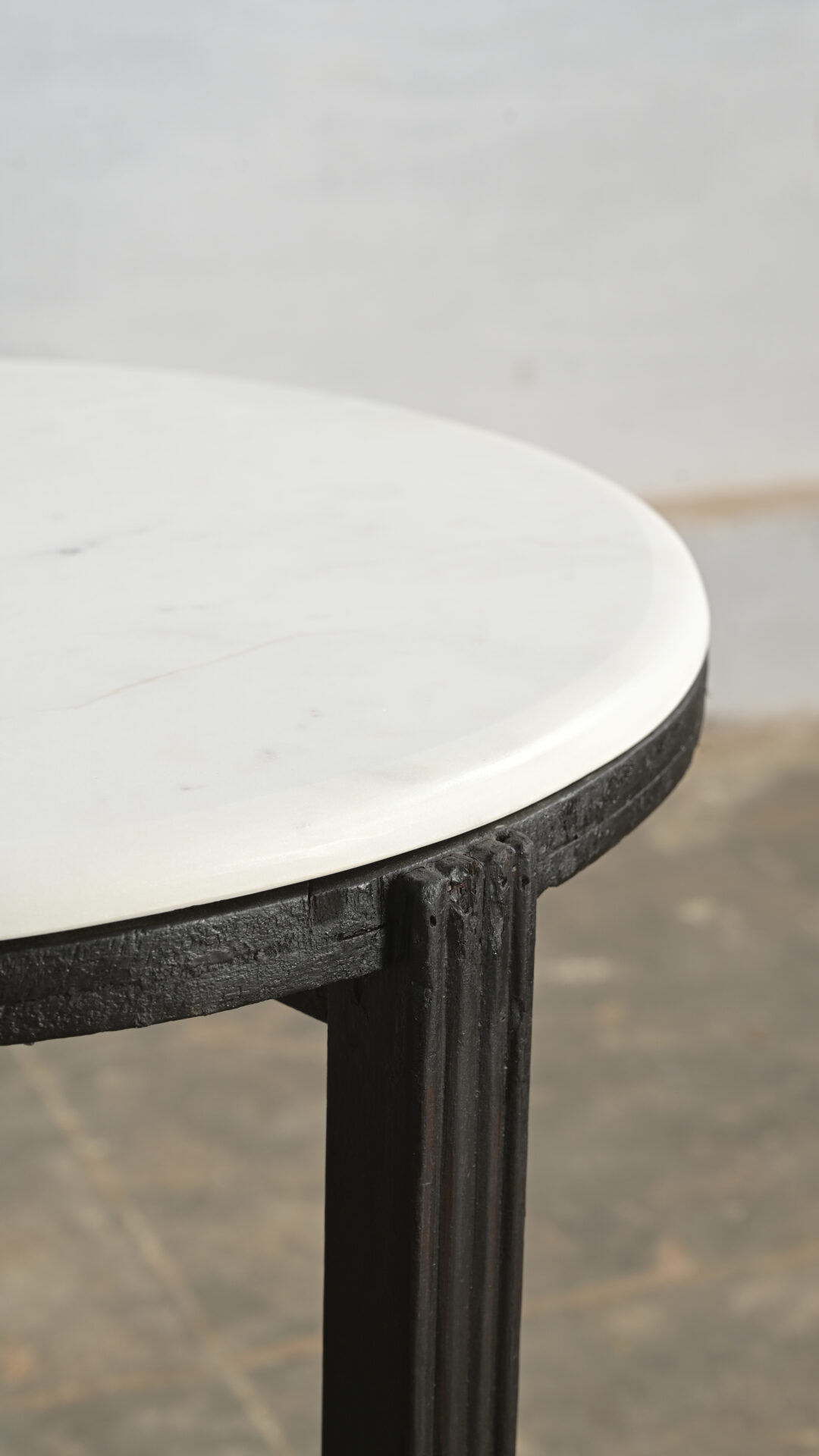 SIDE TABLE WITH MARBLE TOP - Imagen 2