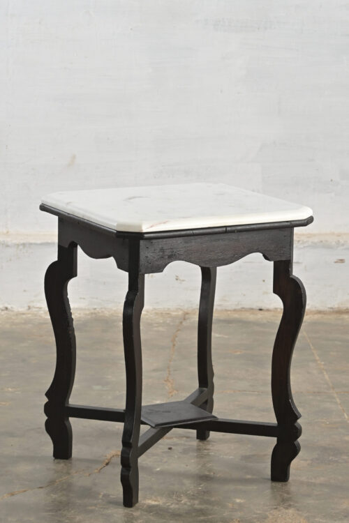 SIDE TABLE WITH MARBLE TOP