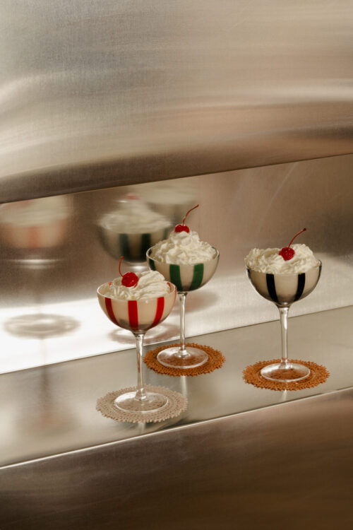 Ziggy cocktailglas svart