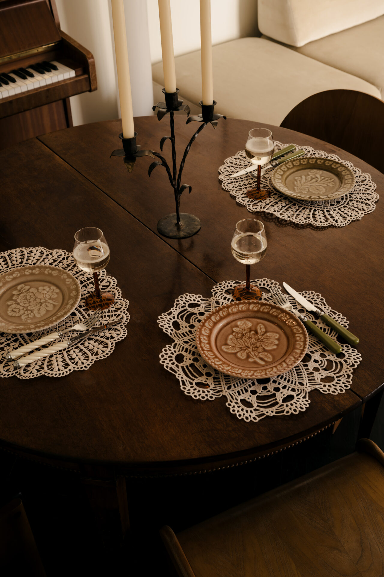Rose tallrik beige - Imagen 2
