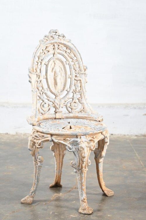 Cast iron chair