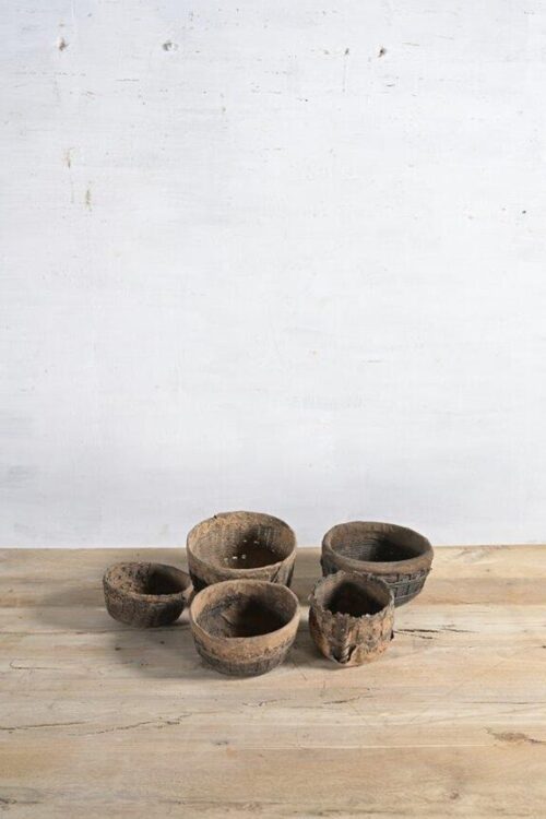 Rattan bowl assorted
