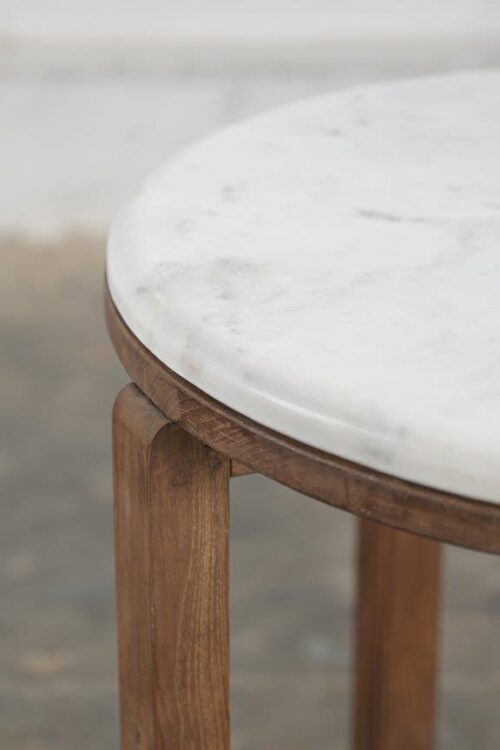 SIDE TABLE WITH MARBLE TOP - Bild 2
