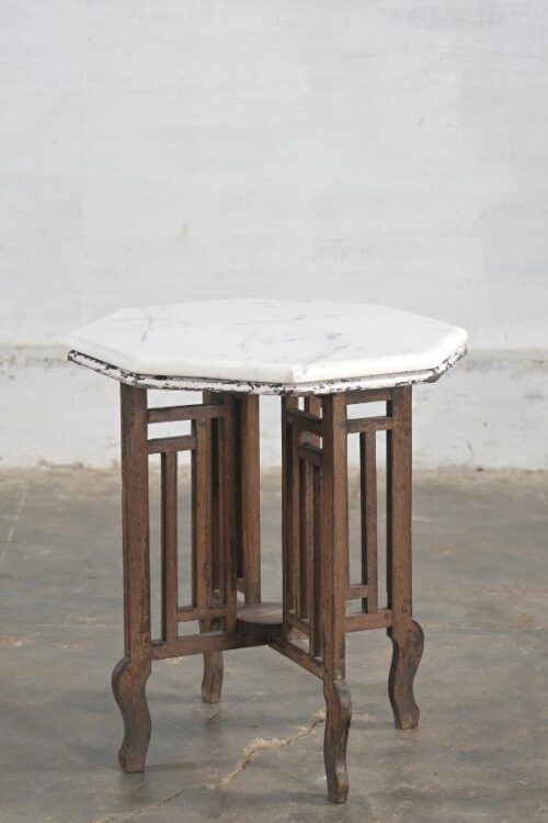SIDE TABLE WITH MARBLE TOP - Bild 3