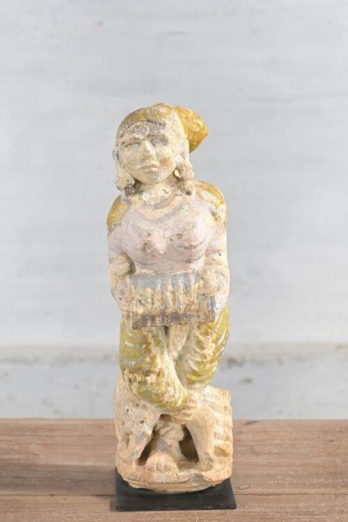 STONE STATUE ON STAND