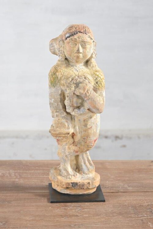 STONE STATUE ON STAND