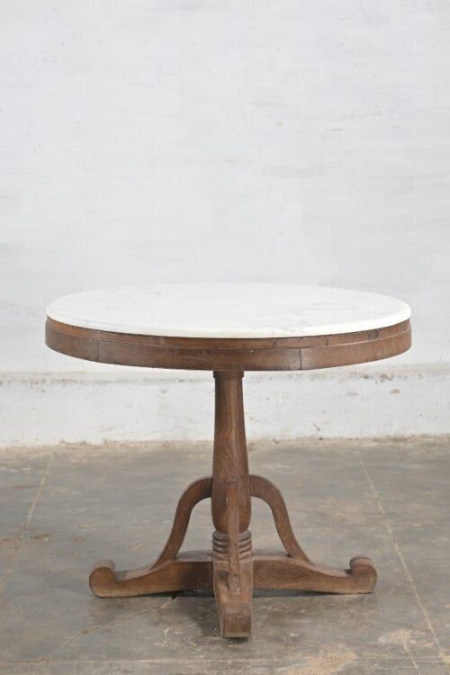 TABLE WITH MARBLE TOP