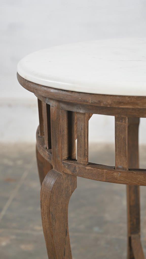 SIDE TABLE WITH MARBLE TOP - Imagen 2